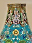 Cloisonné Tri-Mouth Gourd Vase - Qing Dynasty