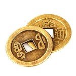 Chinese Qing Dynasty Lucky Feng Shui Coins Set
