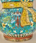 Cloisonné Tri-Mouth Gourd Vase - Qing Dynasty