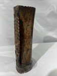 Chinese Soapstone Jade Dragon Vase Carving