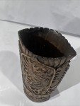 Chinese Soapstone Jade Dragon Vase Carving