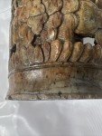 Chinese Soapstone Jade Dragon Vase Carving