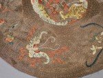 19th Century Chinese Silk Butterfly Textile Roundel