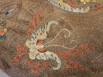 19th Century Chinese Silk Butterfly Textile Roundel