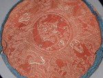 19th Century Chinese Silk Butterfly Textile Roundel