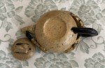 Hand-Carved Brown Soapstone Tea Set - 7pcs