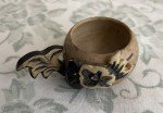 Hand-Carved Brown Soapstone Tea Set - 7pcs