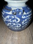 Qing Dynasty Blue & White Teapot Set