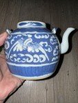 Qing Dynasty Blue & White Teapot Set
