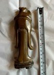 Antique Chinese Hardstone Statue of Zhongli Quan