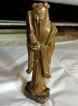 Antique Chinese Hardstone Statue of Zhongli Quan