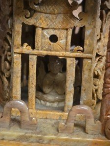 Vintage Chinese Soapstone Dragon Sculpture