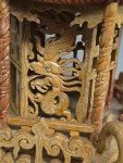 Vintage Chinese Soapstone Dragon Sculpture