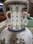 Qing Dynasty 12" Ruyi-Handled Soapstone Vase