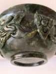 Jade Dragon Relief Bowl - Qing Dynasty Carving