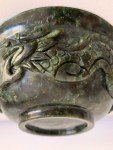 Jade Dragon Relief Bowl - Qing Dynasty Carving