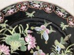 Qing Dynasty Butterfly Soapstone Plate, 10.5”