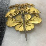Antique Blue Tian-tsui Hairpin with Kingfisher Feather