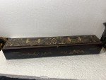 Qing Dynasty Antique Lacquered Wood Fan Box