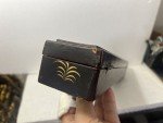 Qing Dynasty Antique Lacquered Wood Fan Box