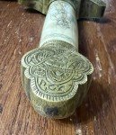 Qing Dynasty Antique Soapstone Sword Carving