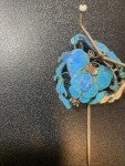 Qing Dynasty Kingfisher Feather Soapstone Hair Pin