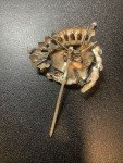 Qing Dynasty Kingfisher Feather Soapstone Hair Pin