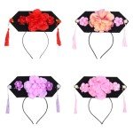 Vintage Chinese Hair Accessories Set - 4 Pieces