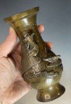 Antique Chinese Soapstone Phoenix Bird Vase