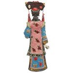 Chinese Soapstone Carving - Butterfly Maiden Doll