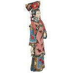 Chinese Soapstone Carving - Butterfly Maiden Doll