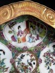 19th Century Chinese Famille Rose Footed Plate