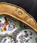19th Century Chinese Famille Rose Footed Plate