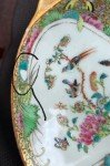 19th Century Chinese Famille Rose Footed Plate