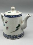 Antique Chinese Porcelain Teapot from Qing Dynasty
