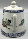 Antique Chinese Porcelain Teapot from Qing Dynasty