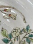 Antique Chinese Soapstone Carved Low Bowl 10”