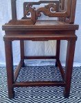 Qing Dynasty Soapstone Carved Throne Chair