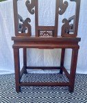 Qing Dynasty Soapstone Carved Throne Chair