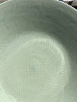 Qing Dynasty Celadon Soapstone 14.5-inch Plate