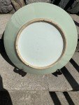 Qing Dynasty Celadon Soapstone 14.5-inch Plate