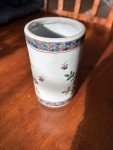 Tongzhi Dynasty Flower & Bird Soapstone Vase