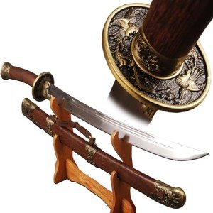 38 Inch Chinese Phoenix Sword – Qing Dynasty Style