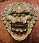 Qing Dynasty Soapstone Lion's Head Carving