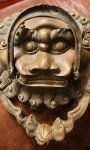 Qing Dynasty Soapstone Lion's Head Carving