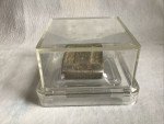 Qing Dynasty Silver Ingot Soapstone Carving