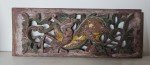 Vintage Chinese Wood Carving Panel, Qing Dynasty
