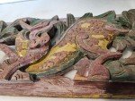 Vintage Chinese Wood Carving Panel, Qing Dynasty