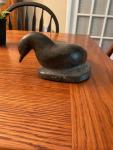 Inuit Soapstone Carved Bird - Signed & Numbered