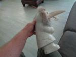 Eddie Lee 16LB Soapstone Eskimo Raven Sculpture